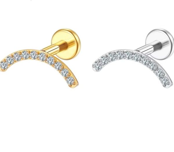 Pirercing Labret Titaânio Lua/T655 - Imagem 1