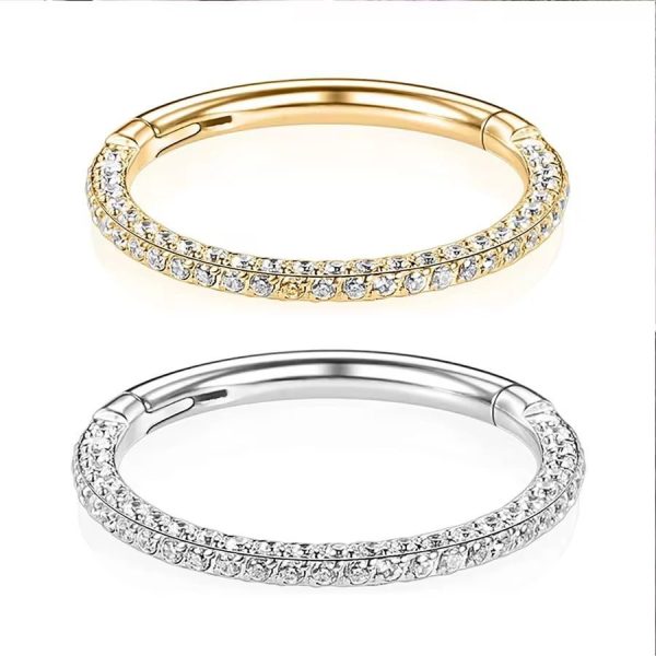 Piercing Argola Titânio Frontal e Lateral/T689 - Imagem 1