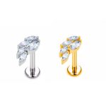 Piercing Labret Titânio Folha/T653