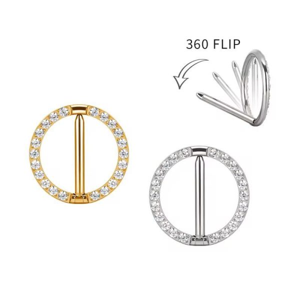 Piercing Argola para Mamilo/T694 - Imagem 1