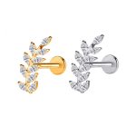 Labret Titânio Zircônias/T403