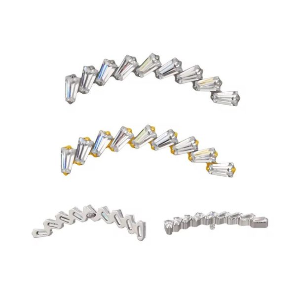 Piercing Labret Cluster Titânio/T650 - Imagem 1