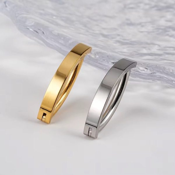 Piercing Argola Para Umbigo Titânio Lisa/T645 - Imagem 1