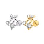 Piercing Labret Titânio Cereja/T670