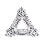Piercing Labret Titânio Triângulo/T659