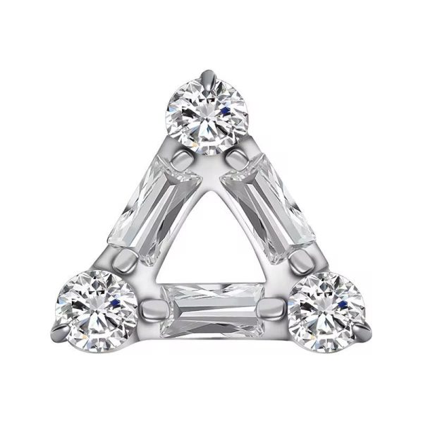 Piercing Labret Titânio Triângulo/T659 - Imagem 1