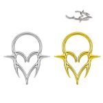 Piercing Argola Titânio Detalhada Coração/T704