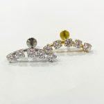 Piercing Labret Aço Cirúrgico Cluster 5 Zircônia/A723