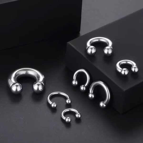 Piercing Ferradura Alargadora Titânio Rosca Interna/T748 - Imagem 9