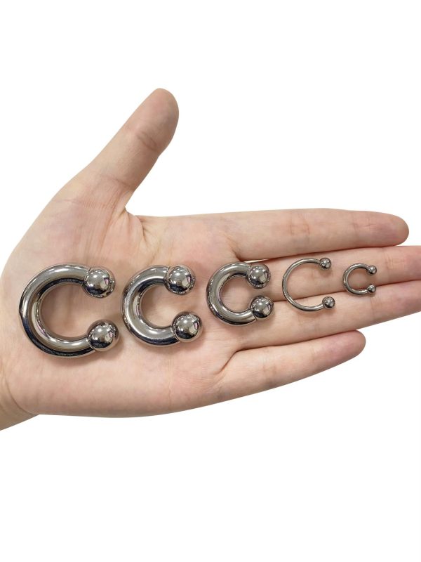 Piercing Ferradura Alargadora Titânio Rosca Interna/T748 - Imagem 13