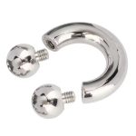 Piercing Ferradura Alargadora Titânio Rosca Interna/T748 - Imagem 11