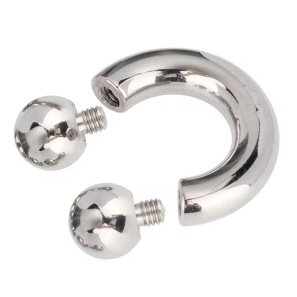 Piercing Ferradura Alargadora Titânio Rosca Interna/T748 - Imagem 11