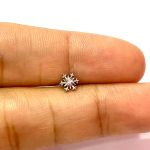 Piercing Labret Aço Cirúrgico Floco de Neve/A746