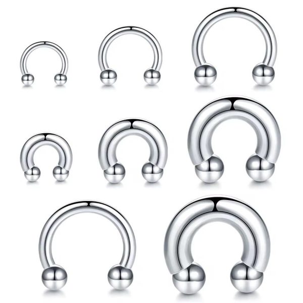 Piercing Ferradura Alargadora Titânio Rosca Interna/T748 - Imagem 7