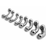 Piercing Barbell Curvo Alargador Titânio Rosca Interna /T747 - Imagem 17
