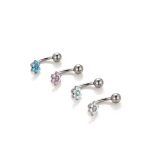 Piercing Umbigo Titânio Flor 6/T733