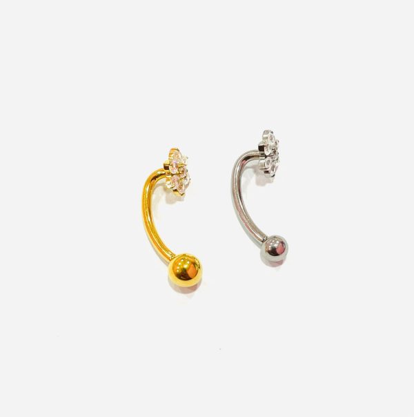 Piercing Umbigo Titânio Flor 6/T733 - Imagem 3