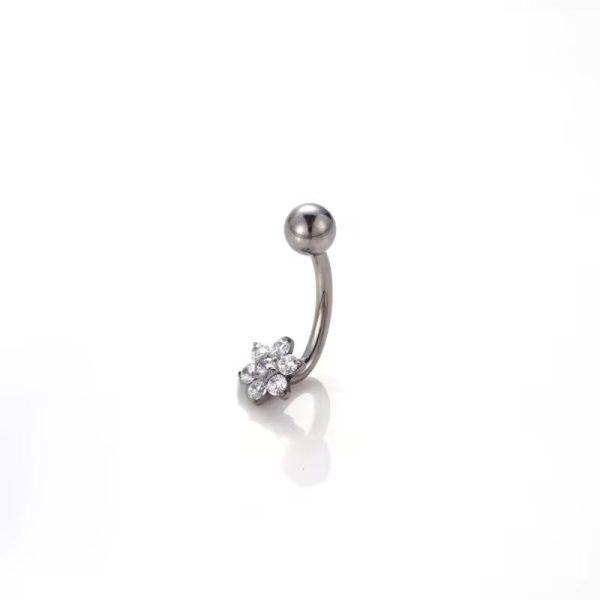 Piercing Umbigo Titânio Flor 6/T733 - Imagem 5