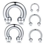 Piercing Ferradura Alargadora Titânio Rosca Interna/T748 - Imagem 8