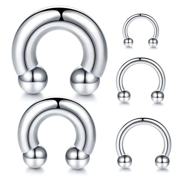 Piercing Ferradura Alargadora Titânio Rosca Interna/T748 - Imagem 8