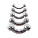 Piercing Barbell Curvo Alargador Titânio Rosca Interna /T747 - Imagem 11