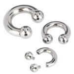 Piercing Ferradura Alargadora Titânio Rosca Interna/T748