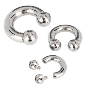 Piercing Ferradura Alargadora Titânio Rosca Interna/T748