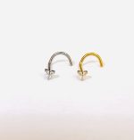 Piercing Nostril Titânio Zircônia Trinity /T758 - Imagem 4