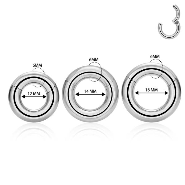 Piercing Titânio Argola Alargadora/T763 - Imagem 3