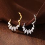 Piercing Argola Titânio Segmento Articulado Zircônia Cravejada/T770 - Imagem 9