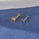 Piercing Labret 5 Mini Zircônias/T767 - Imagem 4