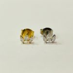 Brinco Titânio 3 Zircônias/T821