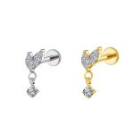 Piercing Labret Titânio Com Pingente/T868