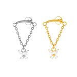 Piercing Labret Titânio com Pingente Borboleta/T883