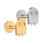 Piercing Labret Titânio Fantasma Liso/T896
