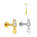 Piercing Labret Titânho Push Pin/T360