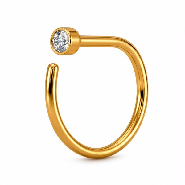 Piercings D-Ring Titânio com Zircônia/T177 - Imagem 4