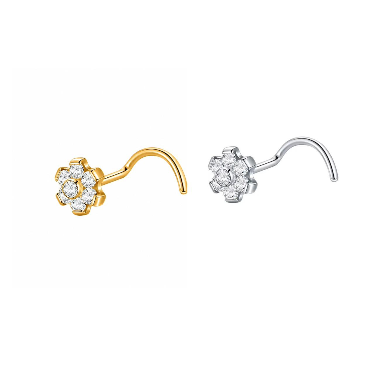 WhatsApp Image 2026-06-26 at 11.57.17 Piercing Nostril Titânio Flor 6 Pétalas /T692 - Imagem 1