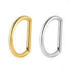 Piercing Argola Clik D Titanio Liso/T350