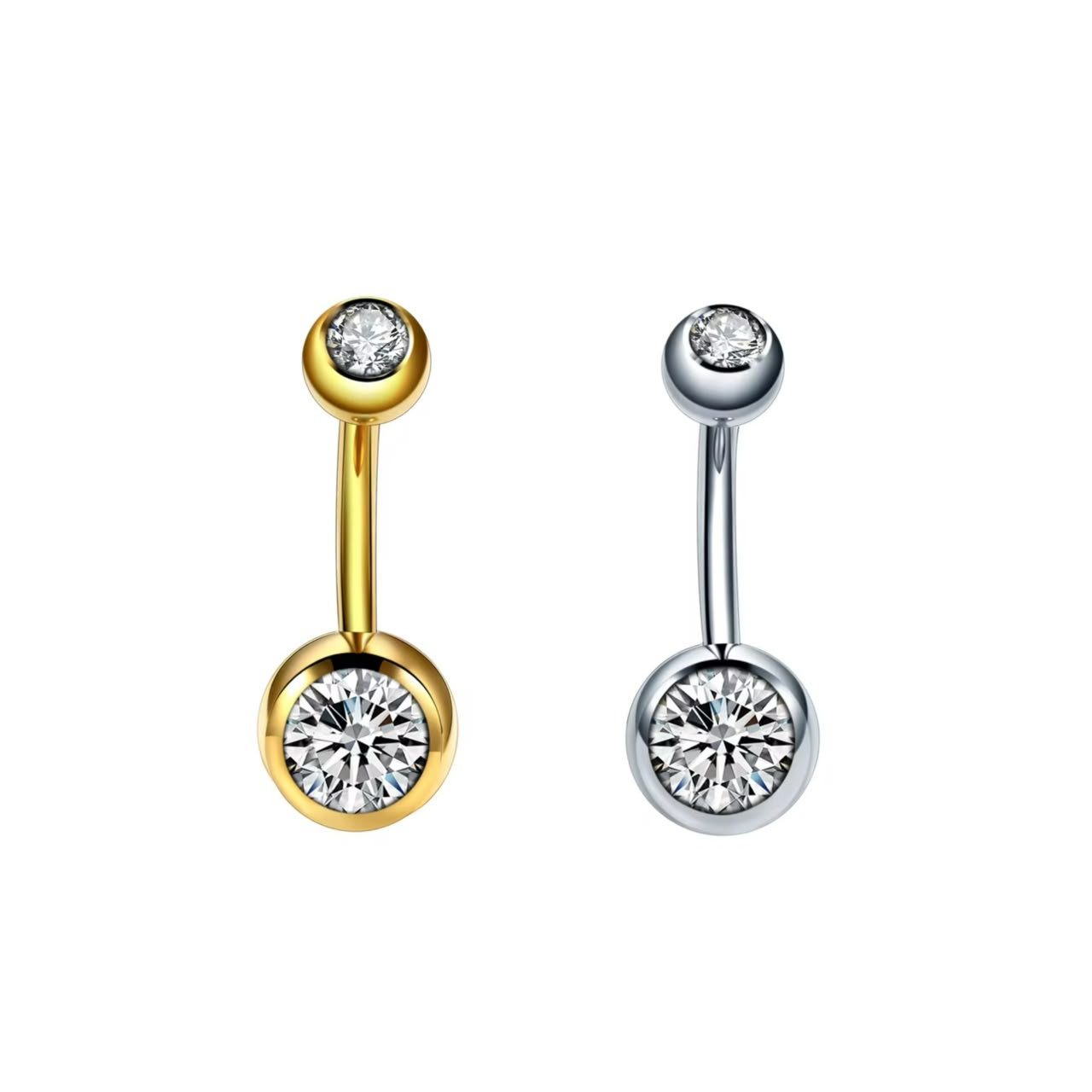 WhatsApp Image 2026-06-26 at 15.23.59 Piercing Umbigo Titânio Zircônia Rosca Externa/T118 - Imagem 1