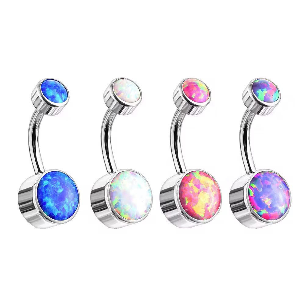 WhatsApp Image 2026-06-26 at 16.18.35 Piercing Umbigo Titânio Opala /T128 - Imagem 1