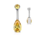 Piercing Umbigo Titânio Formato Gota Zircônia/T324 - Imagem 8