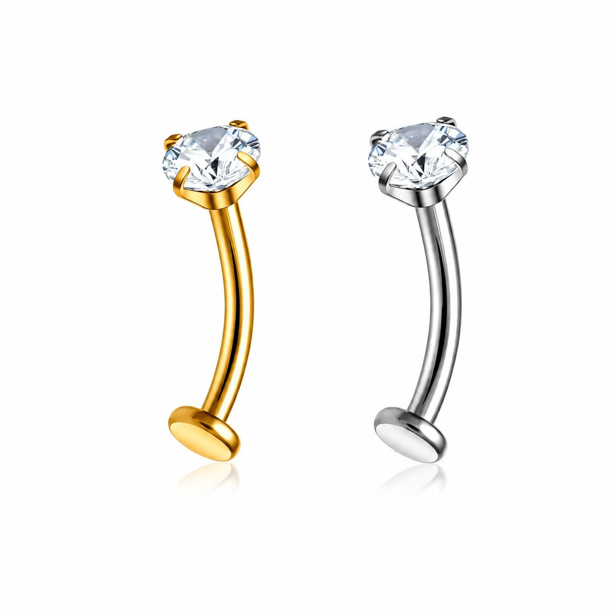 WhatsApp Image 2026-06-30 at 14.13.29 Piercing Banana Floating Titânio Zircônia/T711 - Imagem 1