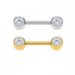 Piercing Mamilo Titânio Rosca Interna/T166