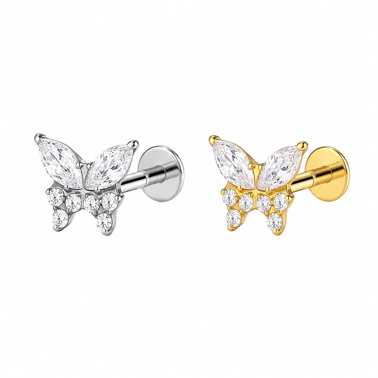 WhatsApp Image 2026-08-06 at 15.37.50 Piercing Labret Titânio Borboleta/T307 - Imagem 1