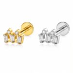 Piercing Labret 5 Mini Zircônias/T767